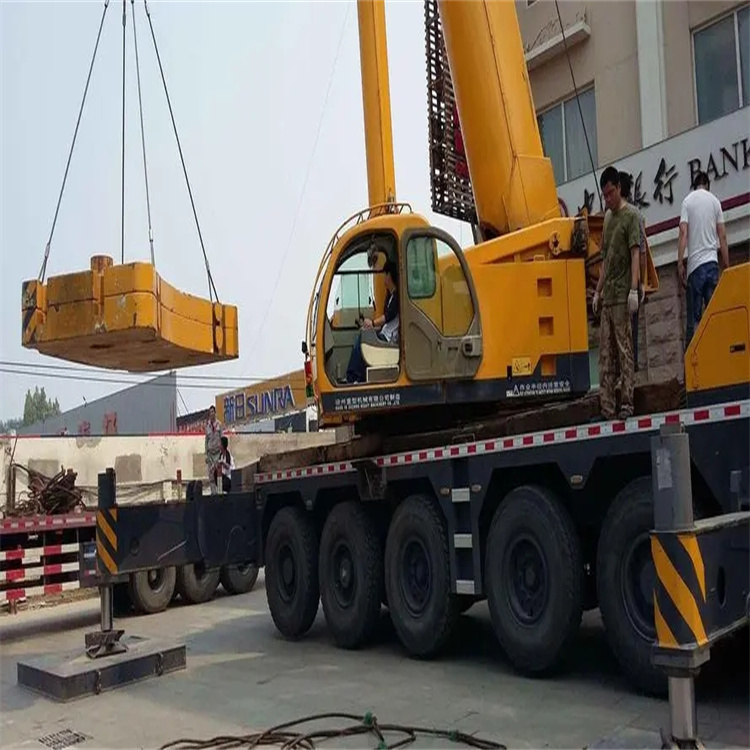 六弓乡当地吊车出租|机器吊装|75吨|工厂搬迁服务